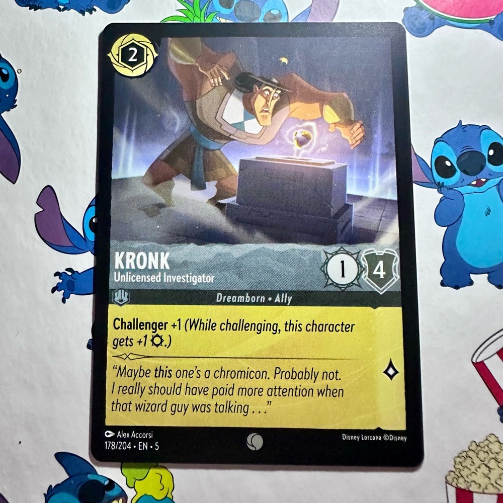 kronk 178/204 [emperors new groove] - disney common — lorcana: shimmering skies